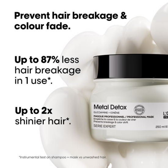 Picture of L'Oréal Professionnel Metal Detox Nourishing Hair Mask 250ml for breakage & colour protection against hard water