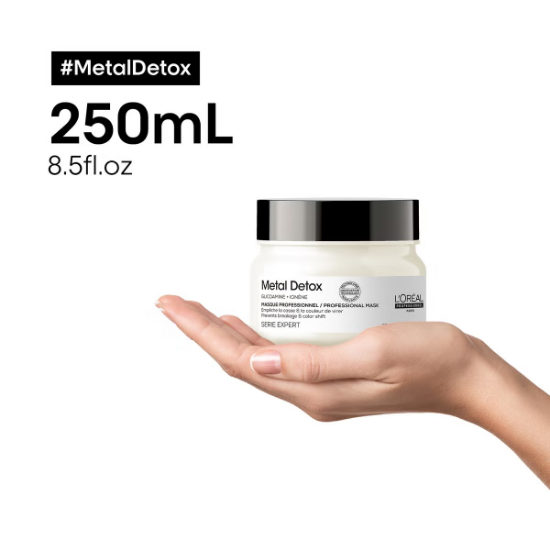 Picture of L'Oréal Professionnel Metal Detox Nourishing Hair Mask 250ml for breakage & colour protection against hard water
