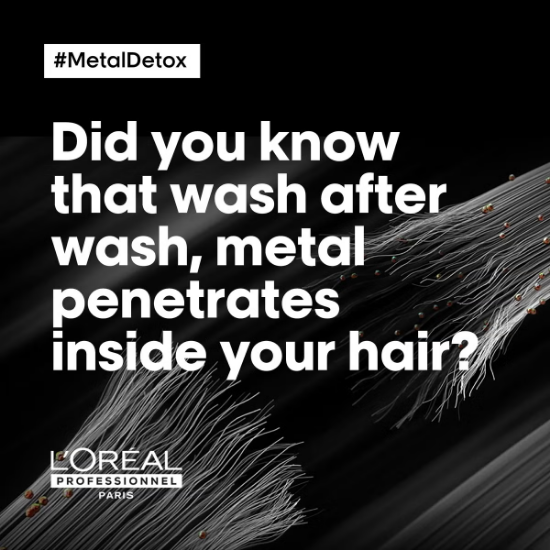 Picture of L'Oréal Professionnel Metal Detox Nourishing Hair Mask 250ml for breakage & colour protection against hard water